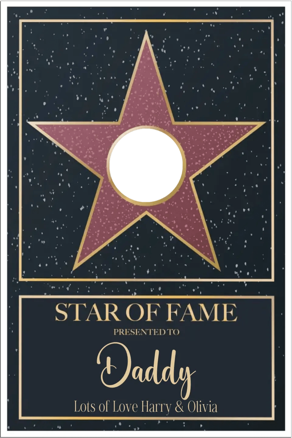 Star of Fame Framed Print